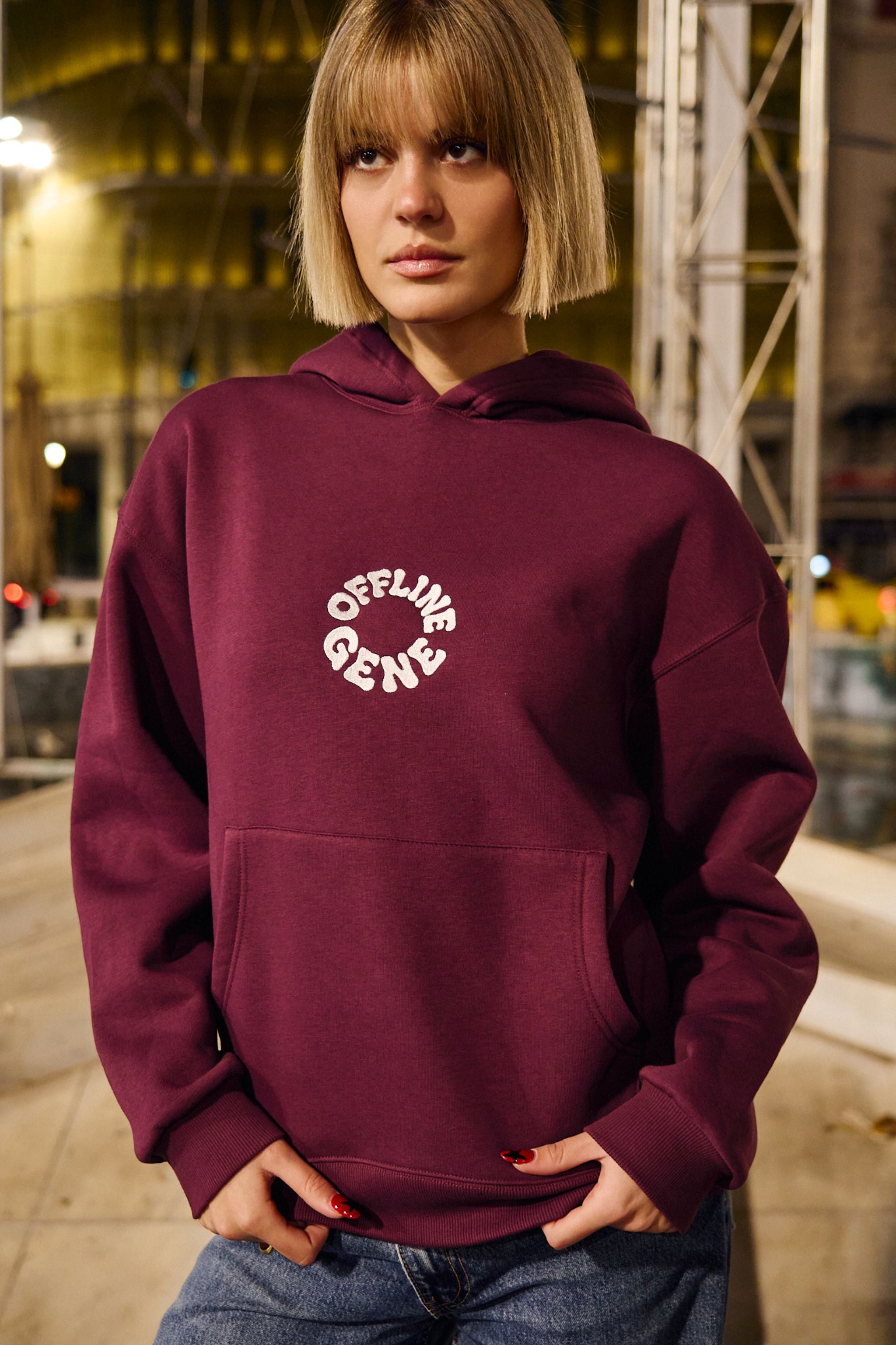 Navy Blue OG Half-Zip – Offline Gene